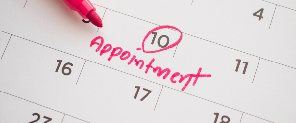 Appointment date picture indicating to book appointment fast to sell my house fast